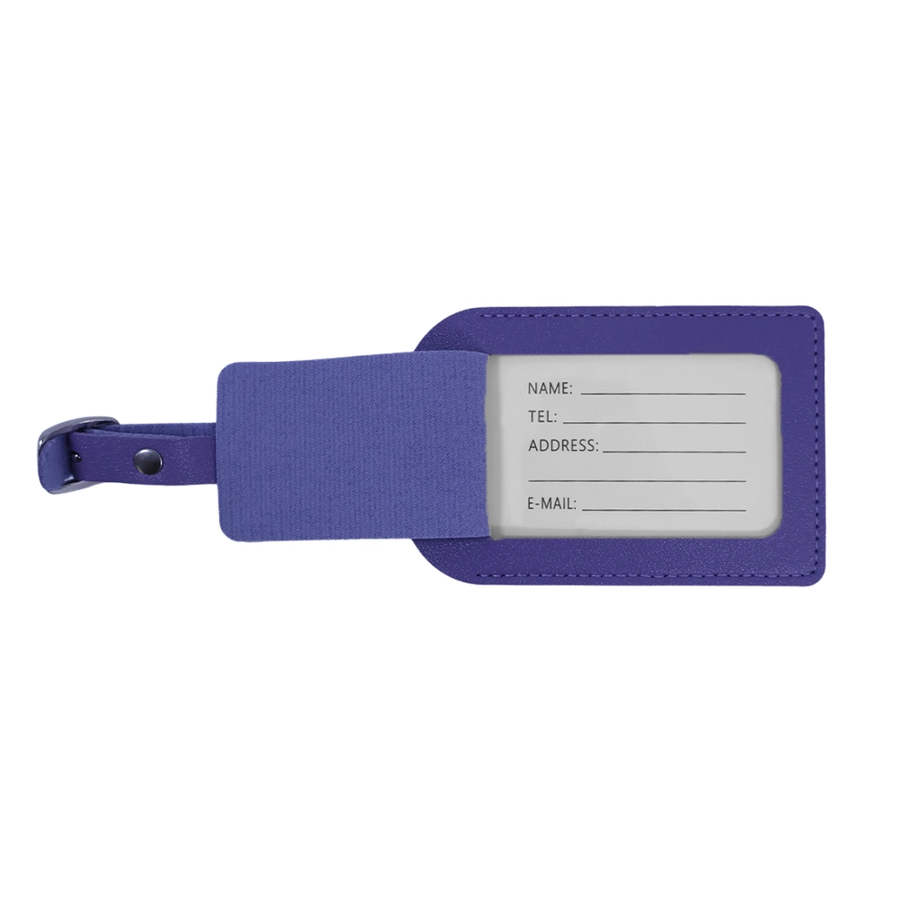 PU Leather Luggage Tag